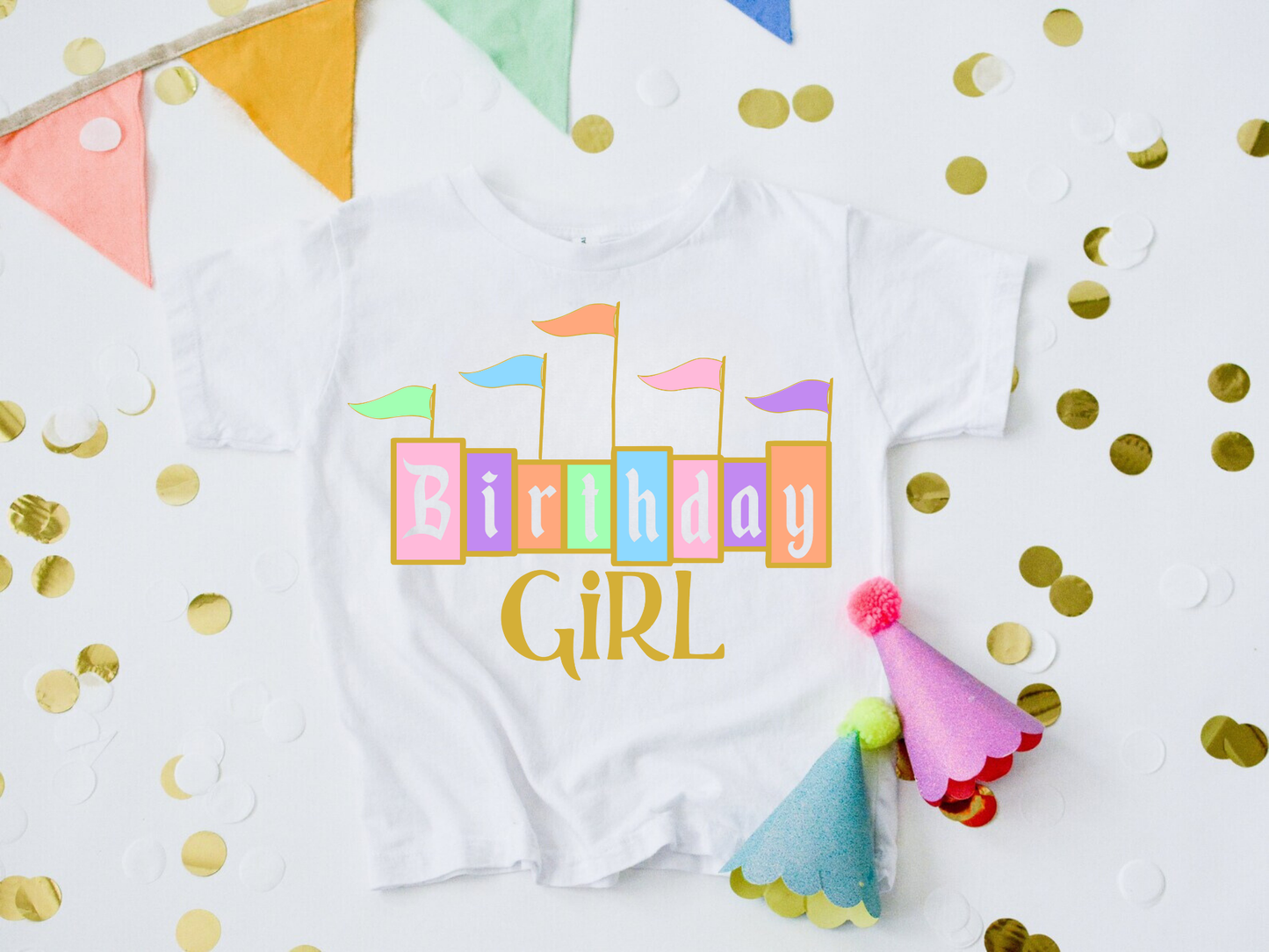 Camiseta de princesa de cumpleaños para niña