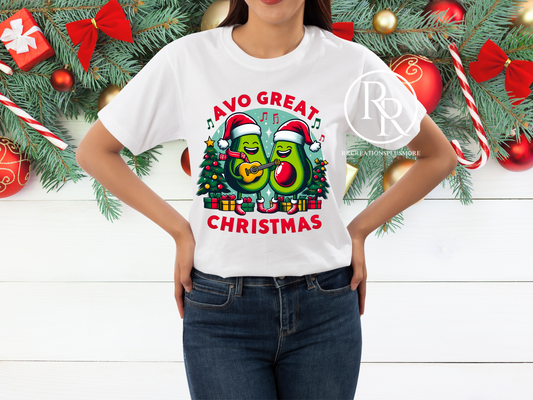 Camiseta navideña Avo Great