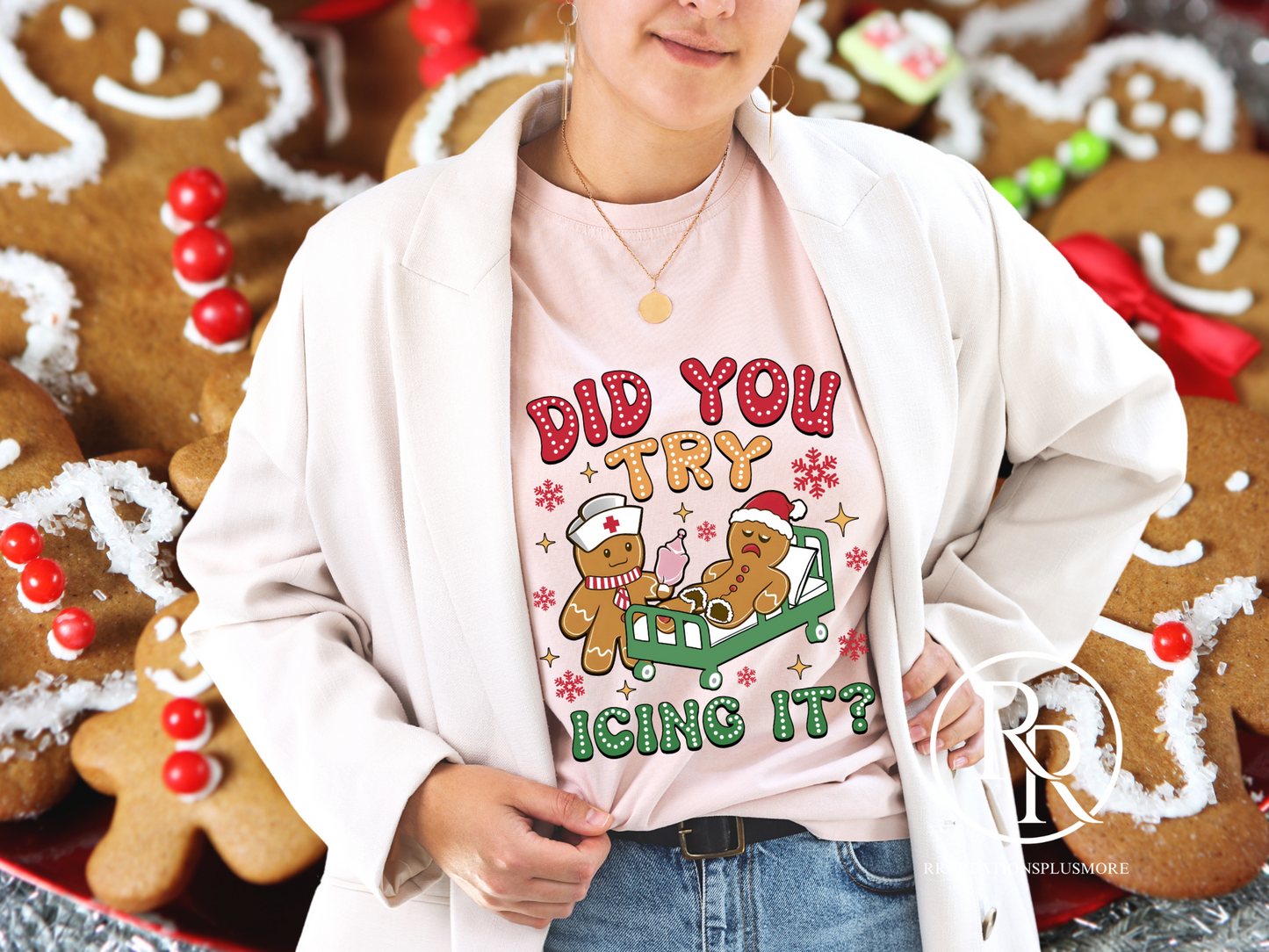 Camiseta divertida de pan de jengibre