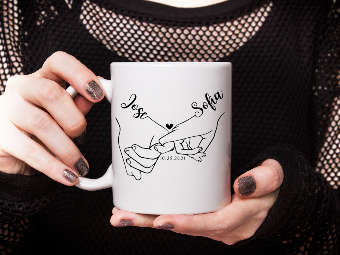 Taza personalizada con crayón para profesores