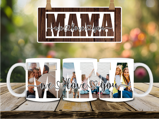 Taza con foto de MAMA