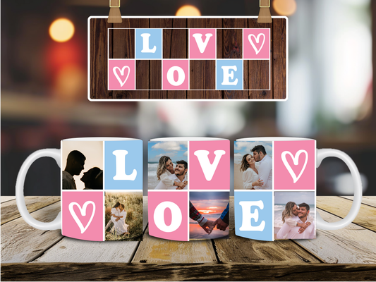 Taza con foto LOVE