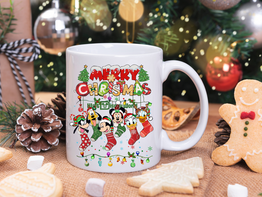 Taza de Feliz Navidad de Disney