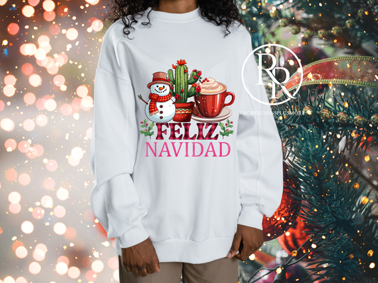 Suéter de muñeco de nieve Feliz Navidad