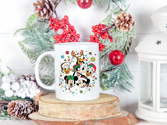 Taza navideña de Disney