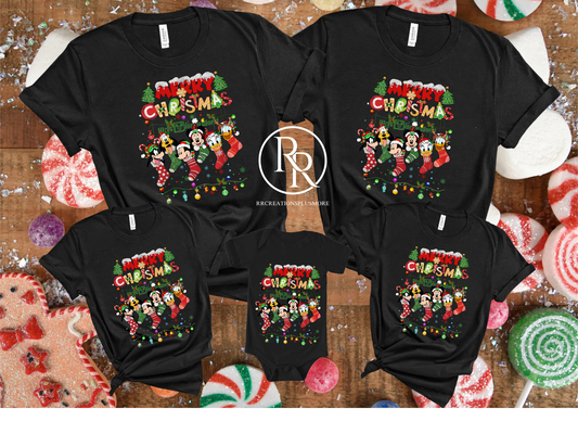 Camiseta familiar de Disney Feliz Navidad