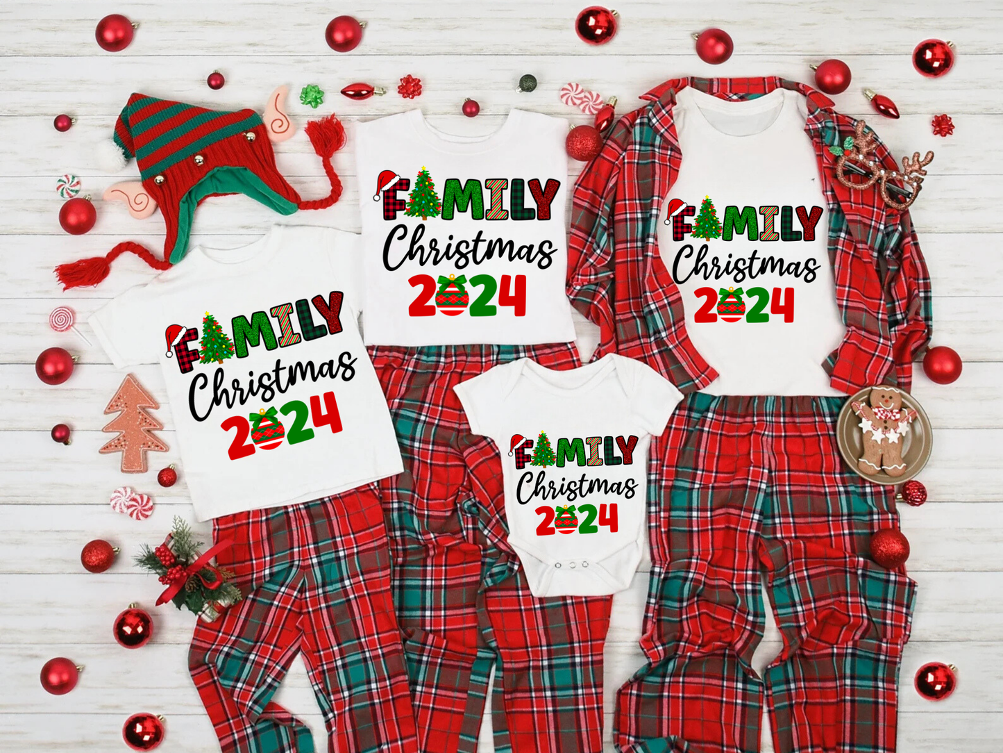 Family Christmas 2024 T-shirt