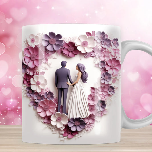 Tazas 3D para bodas