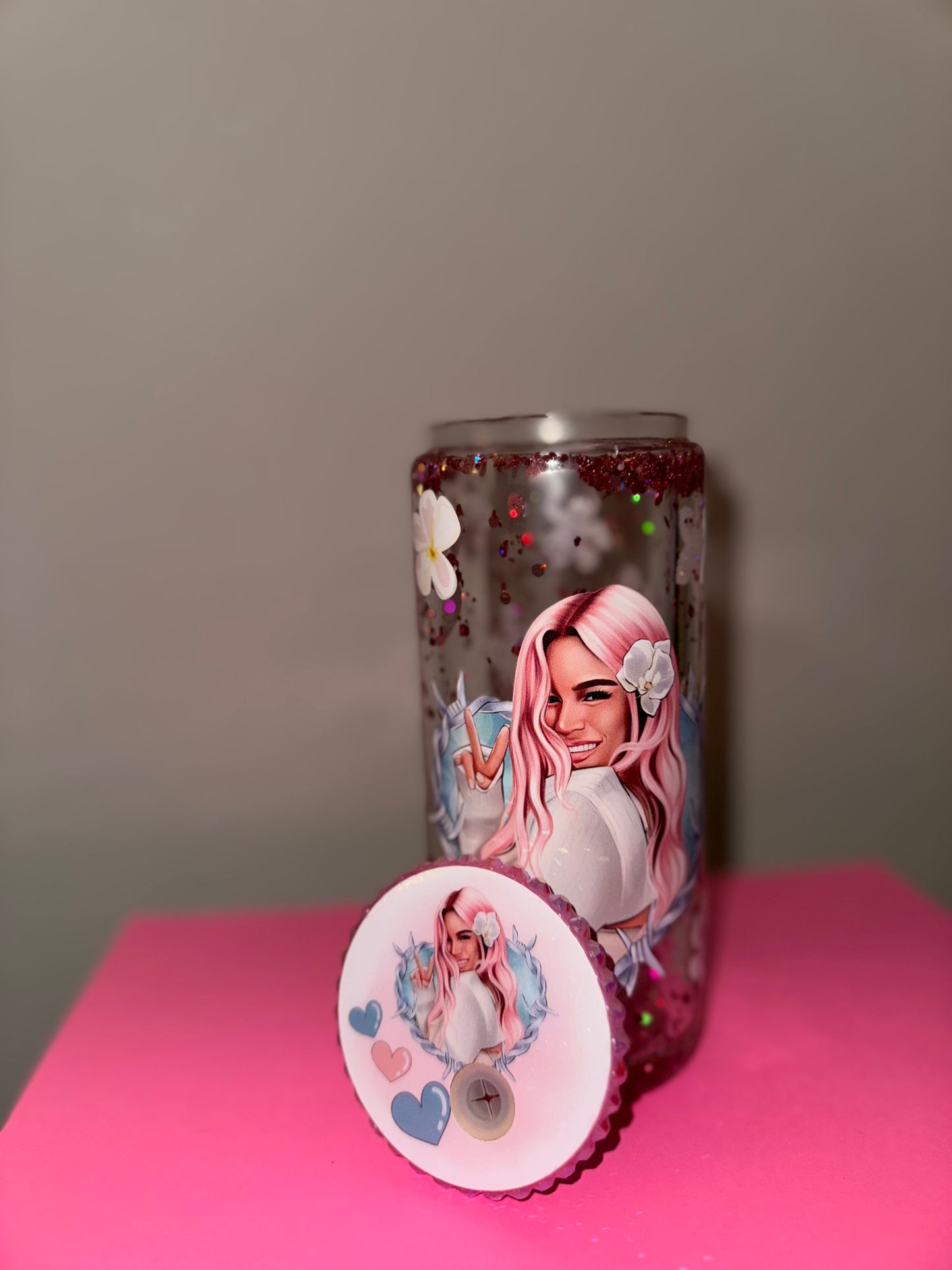 Karol G Glass Cup