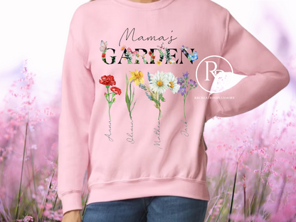 Family Name Flower Garden Sweater