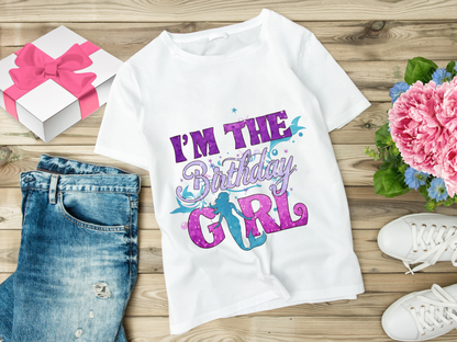 Birthday Girl Mermaid T-shirt