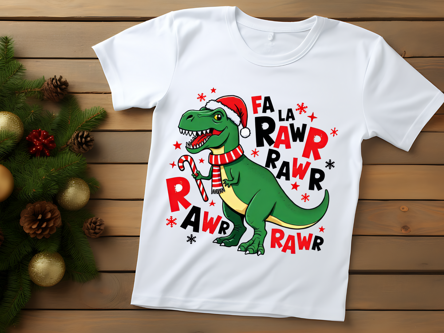 Fa La Rawr Dinosaur T-shirt