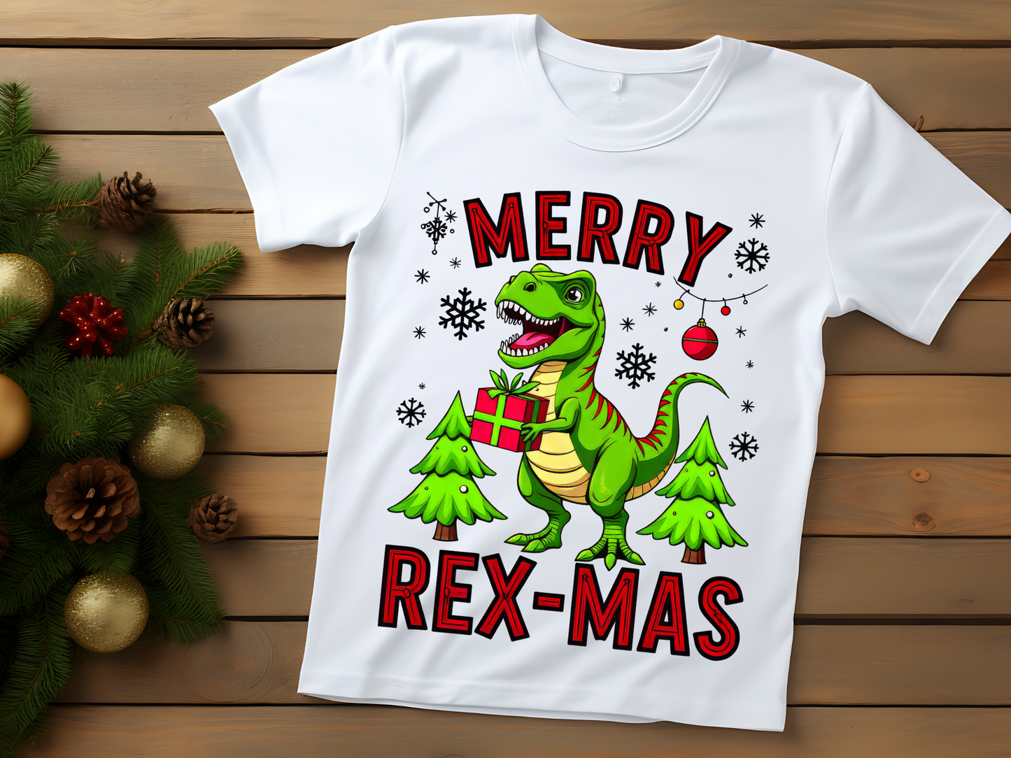 Merry Rex-Mas T-shirt