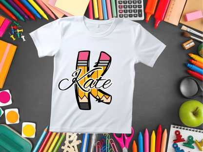 Alphabet Name Customized T-shirt