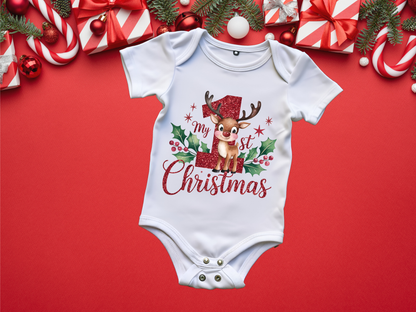 Cute First Christmas Bodysuit