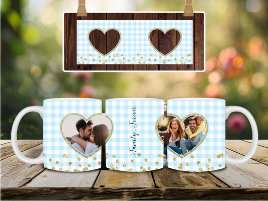 Heart Photo Customized Mug