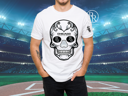 Chicago White Sox Skull T-shirt