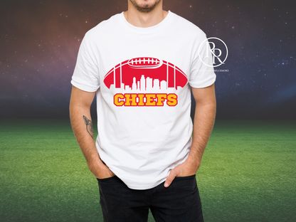 Camiseta con el horizonte de los Kansas City Chiefs