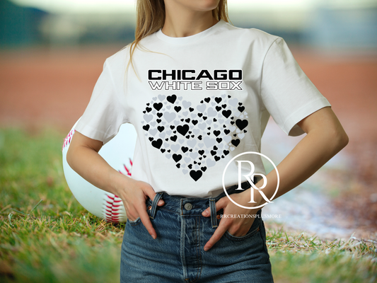 Chicago White Sox Heart T-shirt