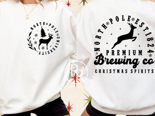 North Pole Brewery Christmas Sweater