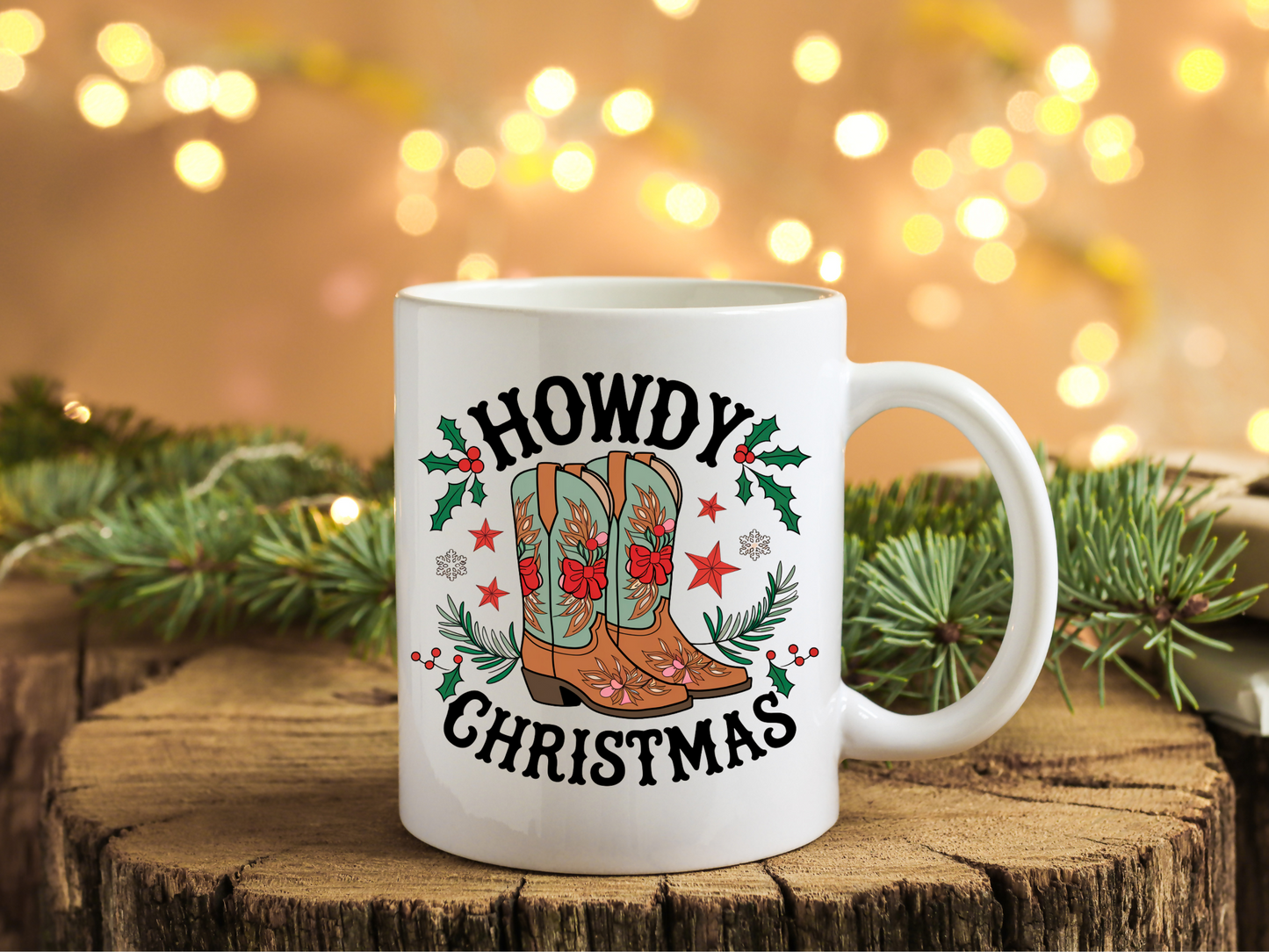 Howdy Christmas Mug