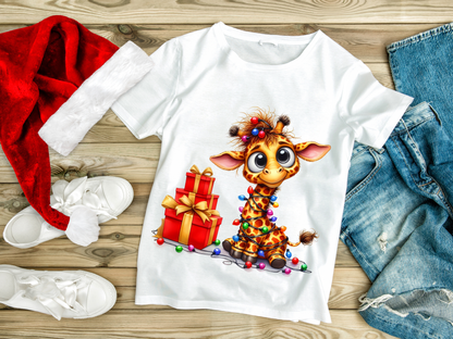 Cute Festive Animals Christmas T-shirt