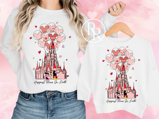 Pink Disney Mama and Mini Sweater