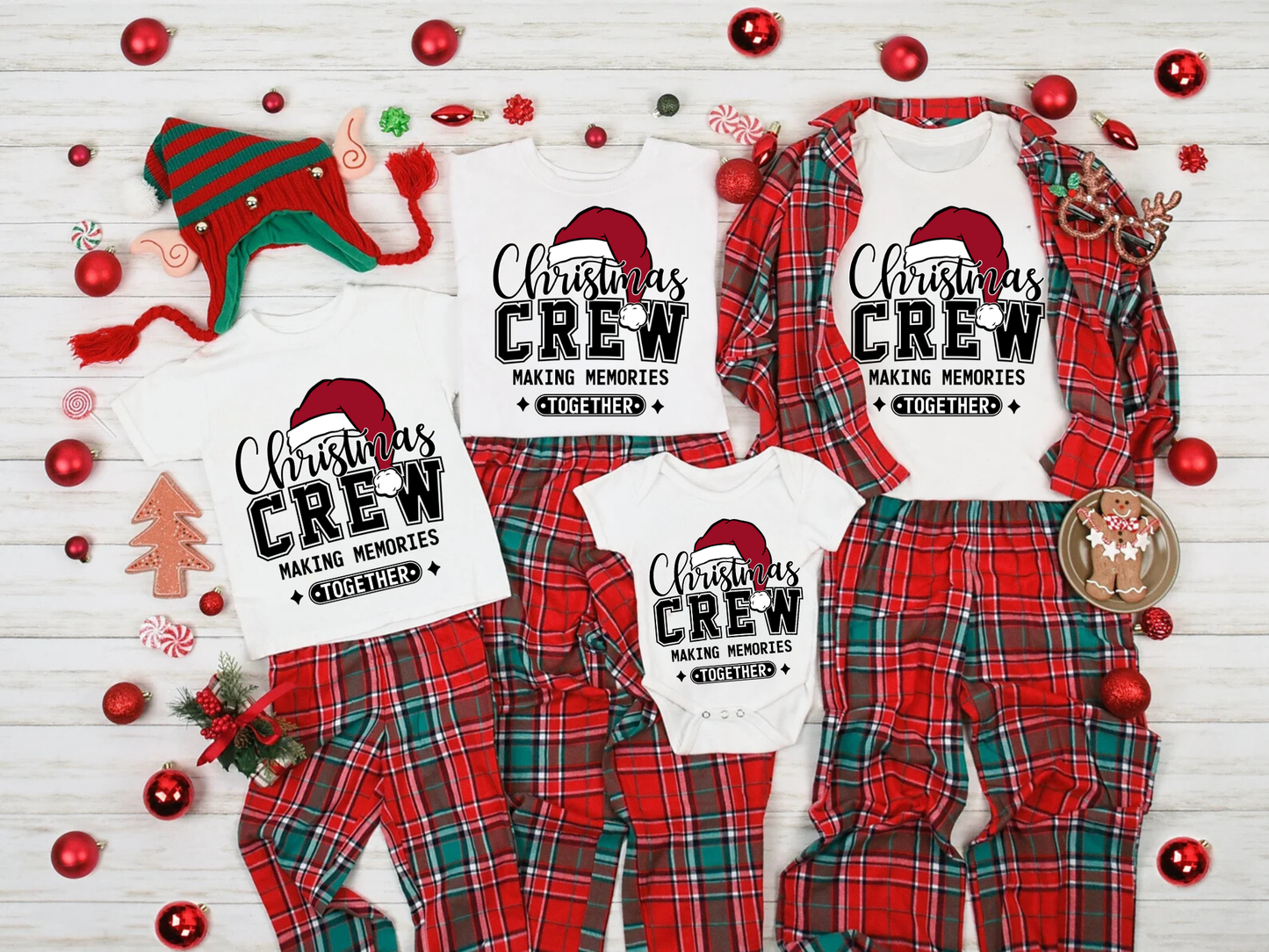 Family Crew Christmas T-shirt