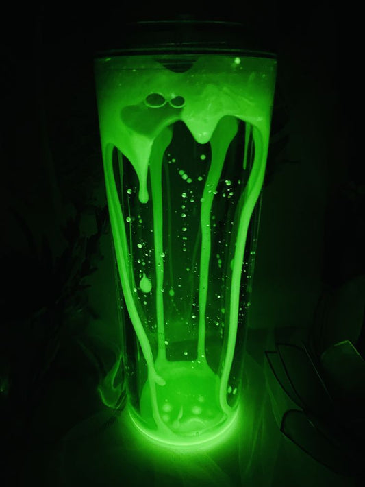 GLOW IN THE DARK Blood Drip Plastic Tumbler