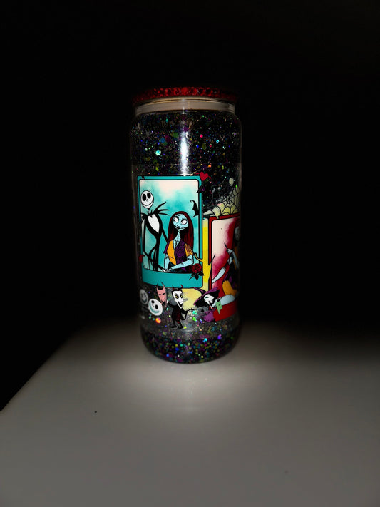 Jack & Sally Glass Cup