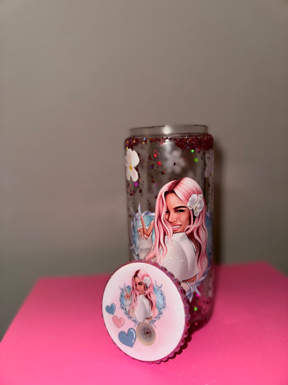Karol G Glass Cup