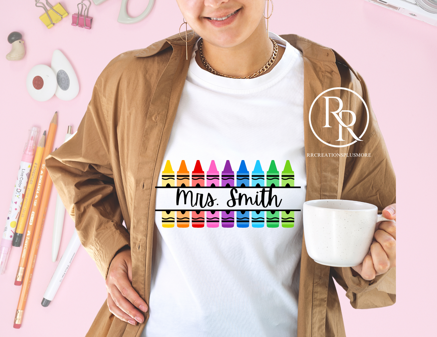 Crayon Customize Teacher’s T-shirt