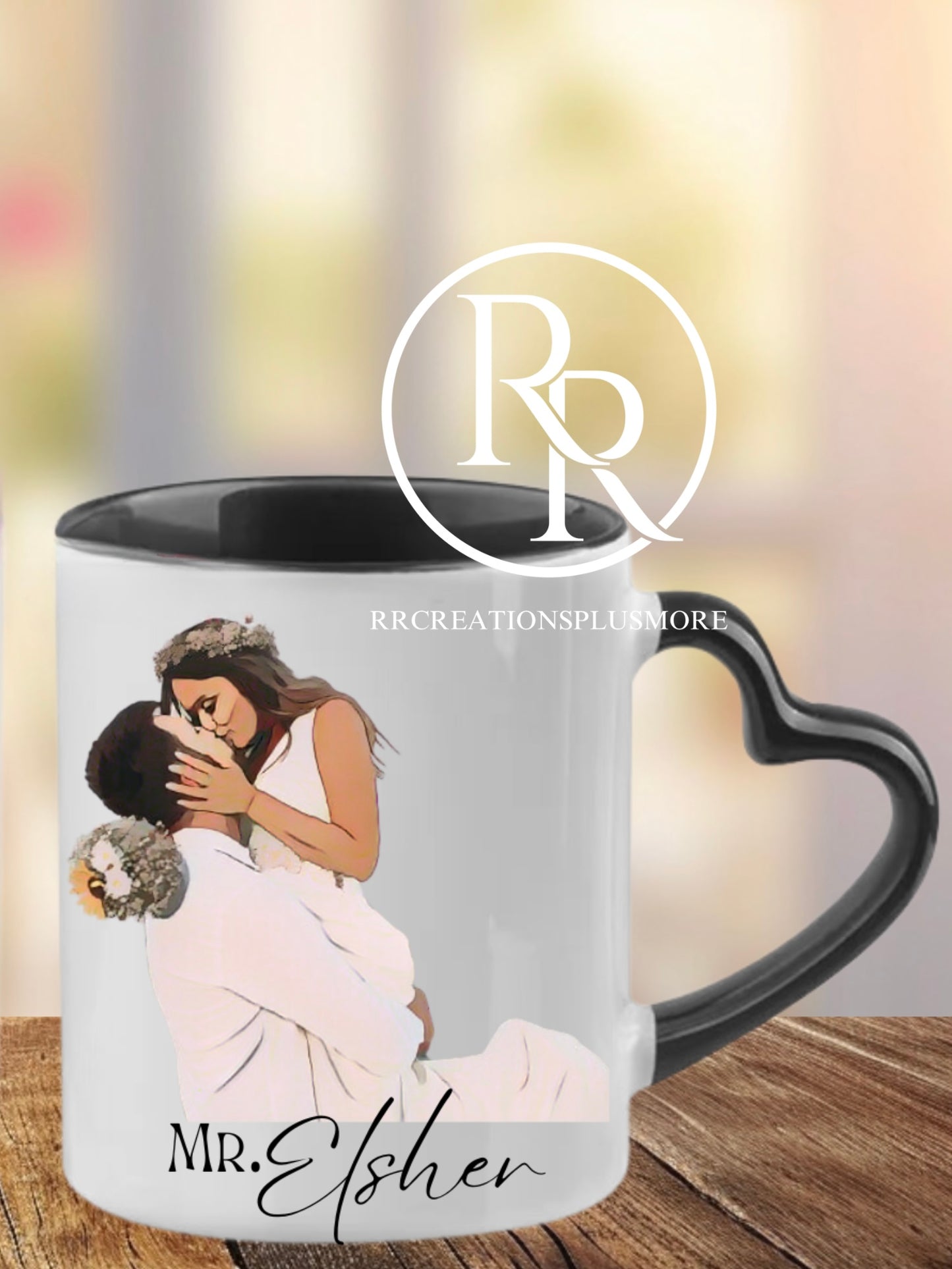 Wedding Cartoon Portrait Mugs