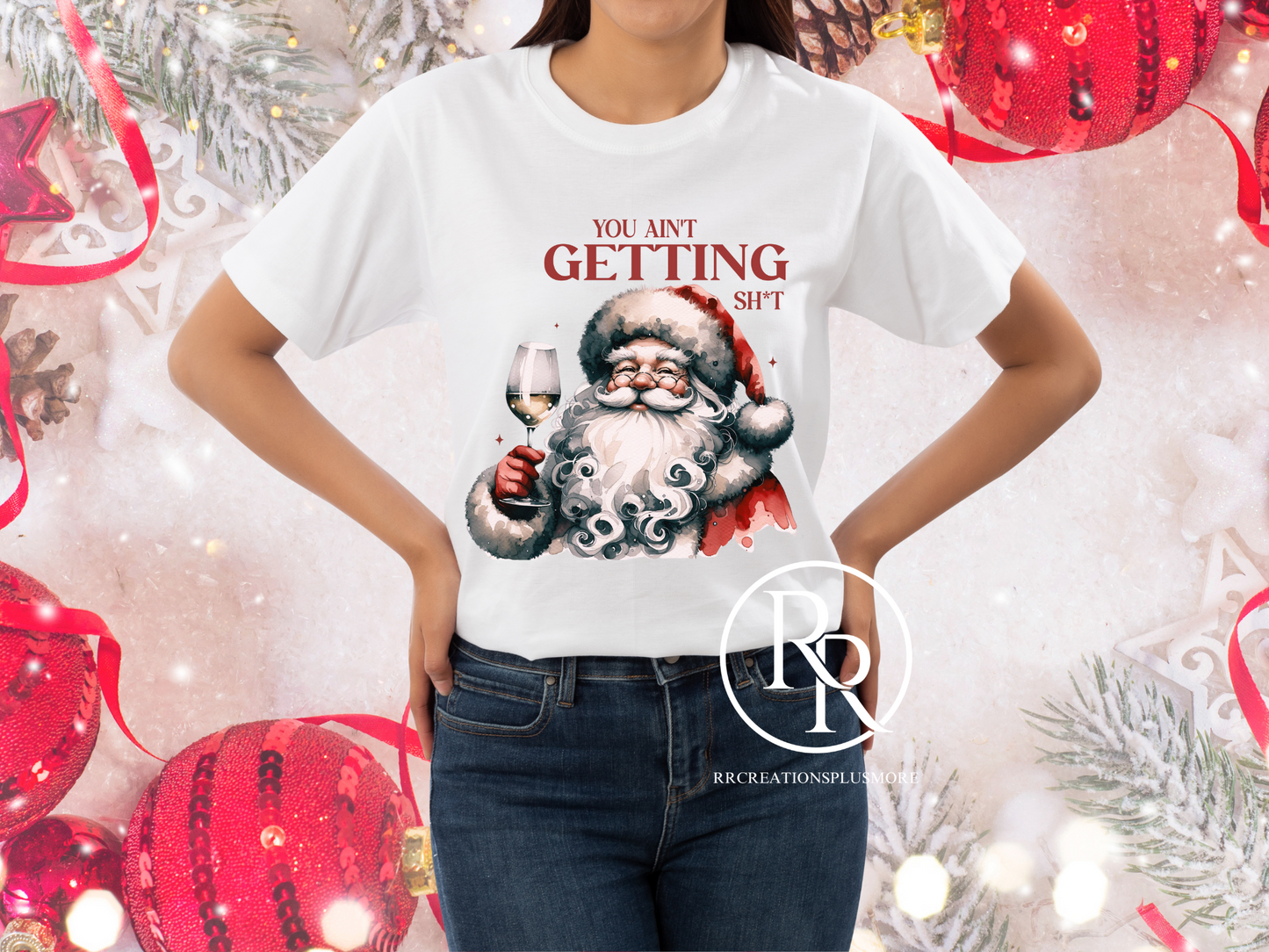 Camiseta divertida de Papá Noel